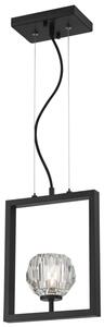 Lampada a sospensione monolampada Zoa Gun Metal
