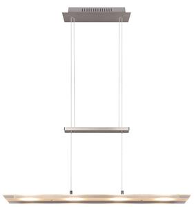 Lampada a sospensione LED MILOS, tonalità argento, 5 W, bianco caldo, 550 lm, vetro, dimensioni: 170 x 80 x 12 cm, IP20, RL