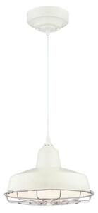 Lampada a sospensione LED bianca Academy con gabbia rimovibile