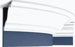 Orac Decor C334F Luxxus Modanatura flessibile per soffitti Modanatura decorativa Cornice in stucco Modanatura decorativa per pareti Modanatura angolare | 2 metri