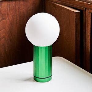 HAY Turn on lampada LED tavolo dimmer, base verde