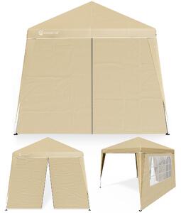CASARIA® Gazebo Pop-up 3x3m Padiglione Incl 2x Pannelli Laterali Colori a Scelta Protezione UV50+ Borsa Pieghevole Tenda Festa Eventi Esterno Giardino