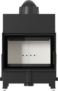 Caminetto ad aria FLOKI S simple 8 kW Ø 160 con chiusura