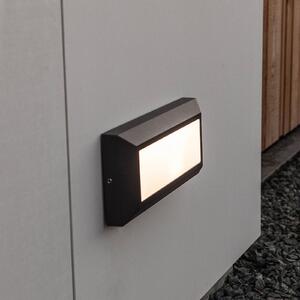 LUTEC Applique LED da esterni Helena, frontale 23cm nero