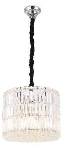 Lampadario PUCCINI cromato 10xE14x40W in metallo, dimensioni: 120x40x40 cm, IP20, Maxlight