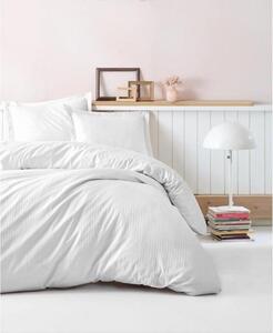L'Essentiel Linge de Maison, Stripe - White, Set copripiumino King in raso (FR), Bianco, 100 % raso di cotone, 240 x 220 cm