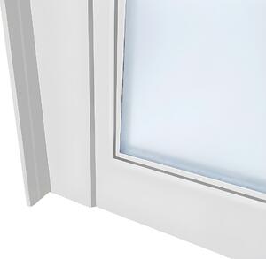 Vetrata stile industriale 180 x 130 cm (L x H) in Alluminio termolaccato Bianco - BAYVIEW