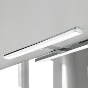 Ebir Luce per specchio a LED Pandora, cromo, larghezza 45,8 cm