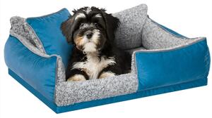 Letto per cani "Porto" - 45x30 cm - Materasso per animali domestici, letto per gatti, cuscino per cani | Cestino per cani con cuscino, antiscivolo e lavabile | PillowPrim