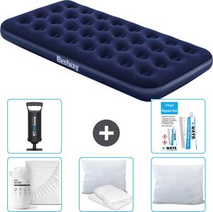Materasso gonfiabile Bestway - 1 persona - 99 x 188 x 22 cm - Blu - Accessori inclusi
