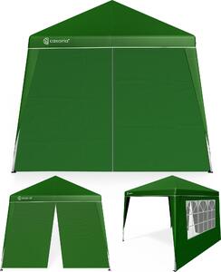 CASARIA® Gazebo Pop-up 3x3m Padiglione Incl 2x Pannelli Laterali Colori a Scelta Protezione UV50+ Borsa Pieghevole Tenda Festa Eventi Esterno Giardino