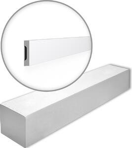 NMC WD2-box WALLSTYL Noel Marquet 1 cartone con 21 strisce decorative Rivestimento per pareti Rivestimento per pavimenti Stile classico bianco | 42 m