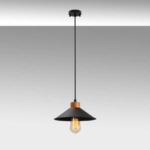 Opviq Sospensione GMN-00007 1 luce dettaglio legno nero