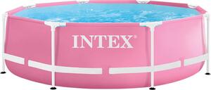 INTEX 28290ND - Piscina con struttura metallica rosa (244x76 cm) Piscina per bambini