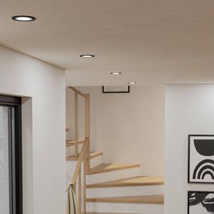 EGLO connect lampada LED Smart Carosso-Z, Ø 9 cm, nera dimmerabile, Nero, Soggiorno / Sala da pranzo, Alluminio, Moderno