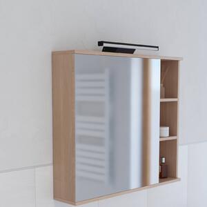 EGLO connect Luce per specchio a LED Smart Regello-Z, nero dimmerabile, Nero, Bagno, Alluminio, Moderno