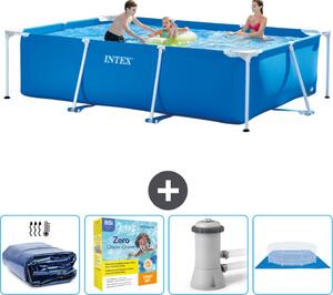 Piscina fuori terra rettangolare - 300x200x75 cm - 5 pezzi - Modello SCB8