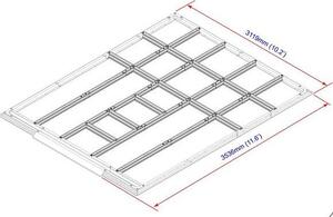 DURAMAX Profili per pavimenti per case 11,6 m² DURAMAX 57222