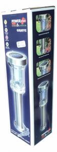 Lampada solare da giardino in acciaio inox POWERplus Giraffa