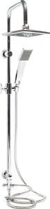 Miscelatore doccia Wiltec con doccia a pioggia quadrata Sistema doccia incl. doccetta Set completo per montaggio a parete