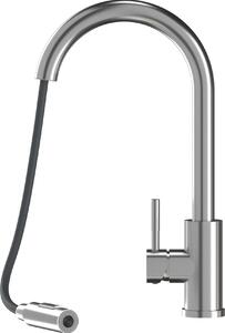 Miscelatore da cucina con bocca estraibile Rubinetto da cucina in acciaio inox Loseto Cromo