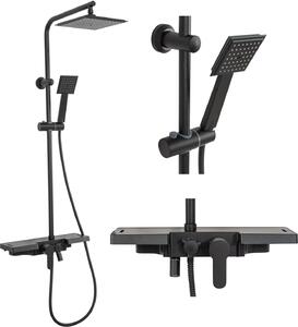Set Doccia Rea Bravo Black