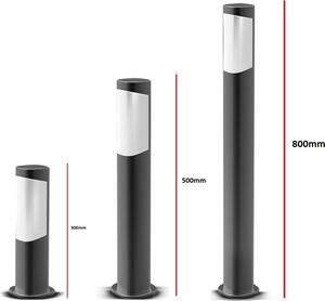 Luce LED per vialetto luce da esterno lampada da terra luce da giardino 7W IP54 per sentiero giardino cortile; Tipo: Tarus bianco caldo; Altezza: 30cm in antracite