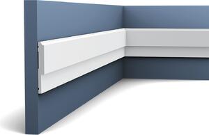 Orac Decor P9900 Luxxus Robusta modanatura a stucco Modanatura a muro Modanatura a fregio Profilo decorativo a cornice Modanatura antiurto | 2 metri