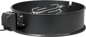Set spiedo per barbecue BBQ-Toro per barbecue a bollitore Ø 57 cm con corpo barbecue, spiedo, motore e aghi per carne