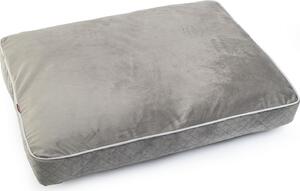 Cuscino per cani con memory foam per cani di taglia grande Lettino per cani lavabile Suede Large XXL: 100 x 120 cm Colore: grigio (velluto)