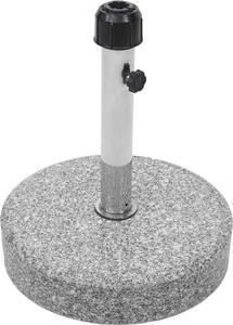 Supporto per ombrelli MCW-F92, portaombrelli, in granito, forma circolare, colore grigio, peso circa 24 kg