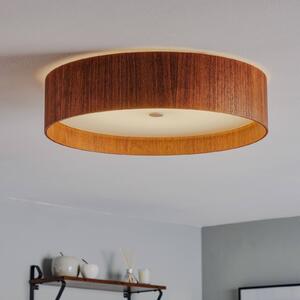 Domus Plafoniera a LED LARAwood L, noce, Ø 55 cm