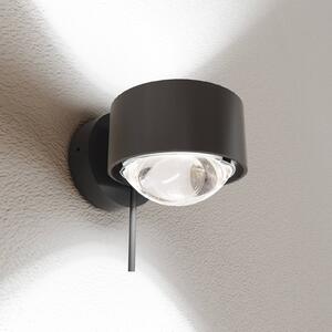 Top Light Puk! 80 Wall spot LED lenti trasparente antracite