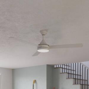 EGLO Ventilatore da soffitto Sesimbra, LED, bianco, CCT, telecomando