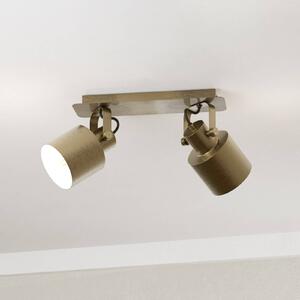 EGLO Spot soffitto Southery 2 luci crema-oro spazzolato