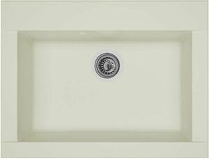 Stradour eesd066r17 N Lavello da incasso Hexo, colore bianco UNI - 17, 66 x 50 cm