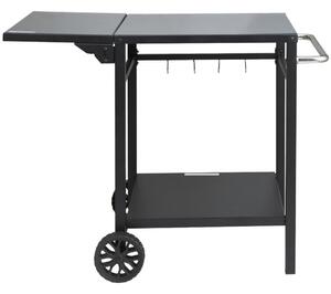 Carrello da pranzo per barbecue all'aperto - Doppio ripiano - Mobile Carrello da pranzo per barbecue all'aperto - Doppio ripiano - Mobile