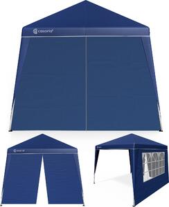 CASARIA® Gazebo Pop-up 3x3m Padiglione Incl 2x Pannelli Laterali Colori a Scelta Protezione UV50+ Borsa Pieghevole Tenda Festa Eventi Esterno Giardino