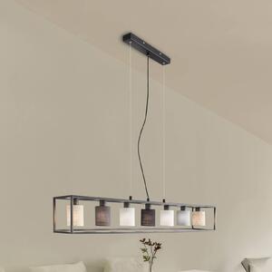 FISCHER & HONSEL Lampada a sospensione Isko, 7 luci