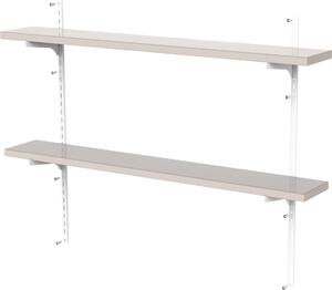 DURAMAX Set di mensole per casette da giardino in plastica DURAMAX 01000
