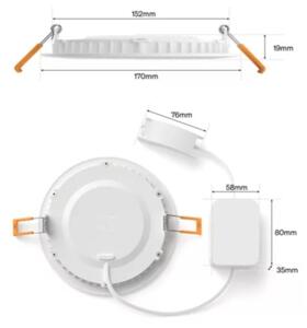 Philips - LED RGBW dimmerabile, lampada da incasso per bagno Hue SLIM LED/12W/230V IP44