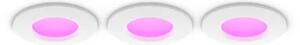 Philips - Set da 3 faretti LED RGBW dimmerabili per bagno a incasso Hue SLIM LED/8,3W/230V IP44