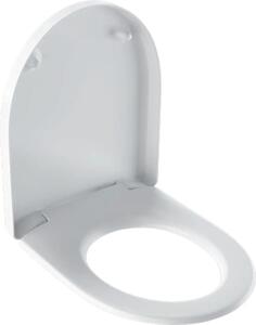 Geberit iCon Sedile WC con coperchio in metallo, con chiusura ammortizzata, bianco, 1 pz