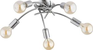 Lampadario a plafone TORIZO 5xE27/15W/230V cromo lucido
