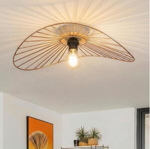 Brilagi - Plafoniera LED CERIA WIRE 1xE27/40W/230V 40x56 cm bronzo/rovere