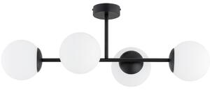 Lampadario a plafone GLORENA 4xE14/10W/230V nero