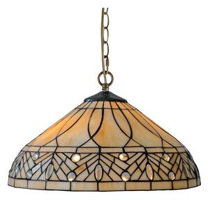 Prezent 241 - Lampadario a catena TIFFANY 2xE27/60W/230V