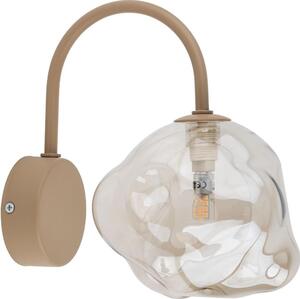 Brilagi - Lampada da parete VULCANO 1xG9/8W/230V beige/fumé
