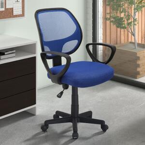 Sedia da ufficio Rousseau Hippa poliestere blu