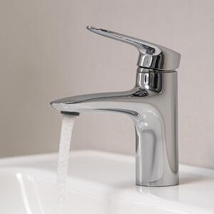 Rubinetto per lavabo da bagno Valley - Cromo - Maniglia singola
